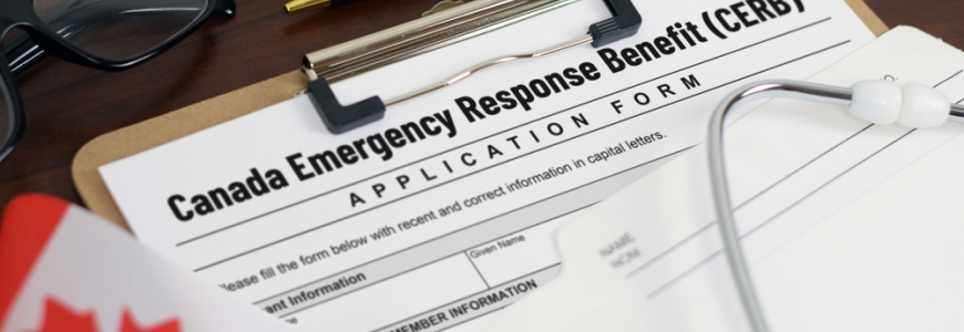 Canada Emergency Response Benefit application form