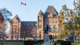 Queen's Park Legislative Assembly of Ontario and John A. Macdonald Statue images