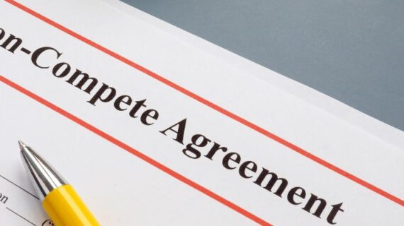 Non compete agreement ready for signing